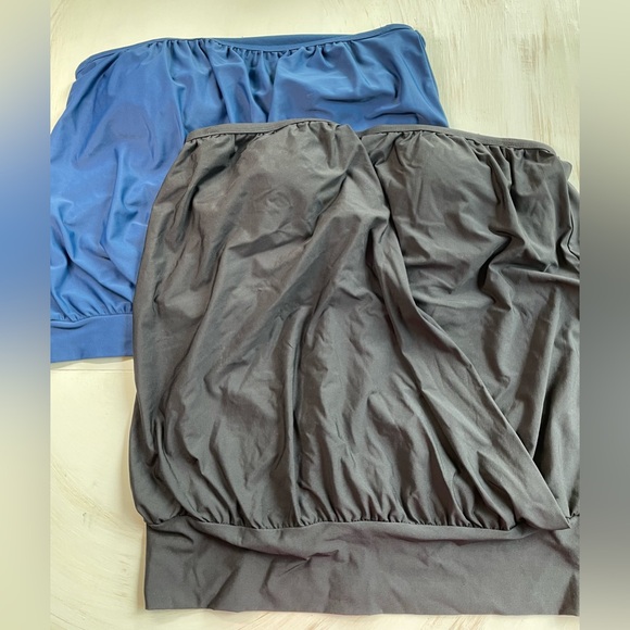 ❗️Lot of 2 Tops ❗️Blue and Black Blouson Bandini Catalina and Alex Marie Sz XL - Picture 7 of 9
